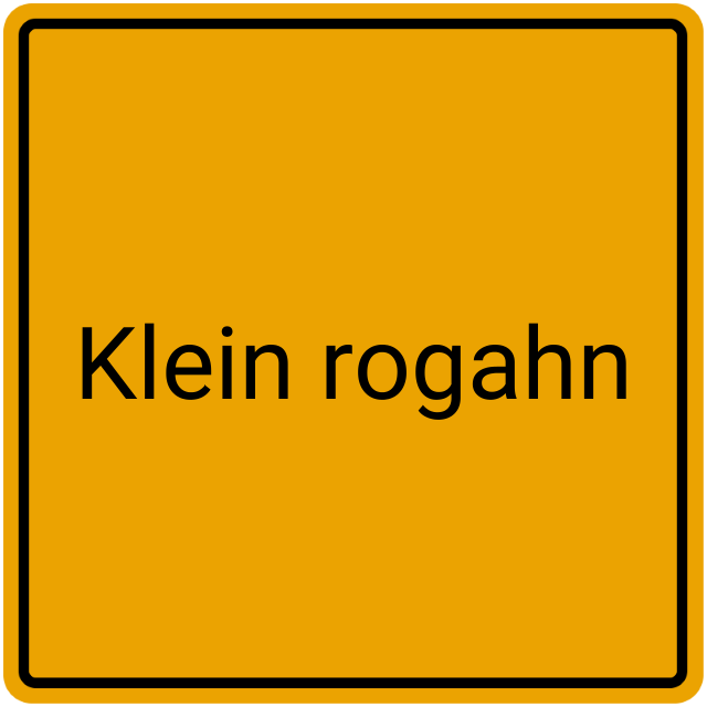 Meldebestätigung Klein Rogahn